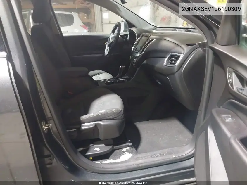 2GNAXSEV1J6190309 2018 Chevrolet Equinox Lt