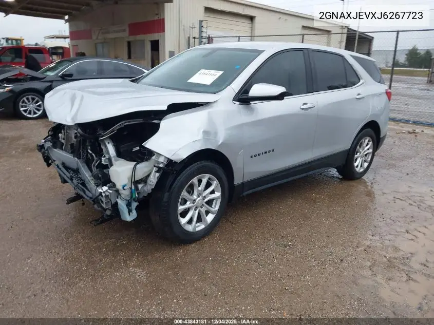 2GNAXJEVXJ6267723 2018 Chevrolet Equinox Lt
