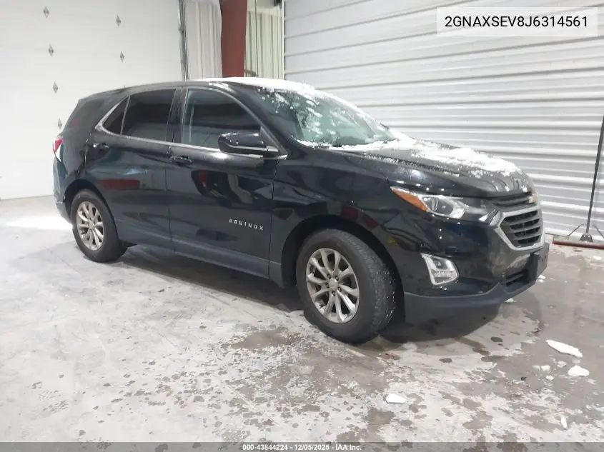 2GNAXSEV8J6314561 2018 Chevrolet Equinox Lt