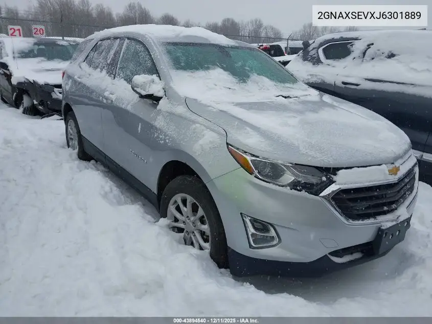 2GNAXSEVXJ6301889 2018 Chevrolet Equinox Lt