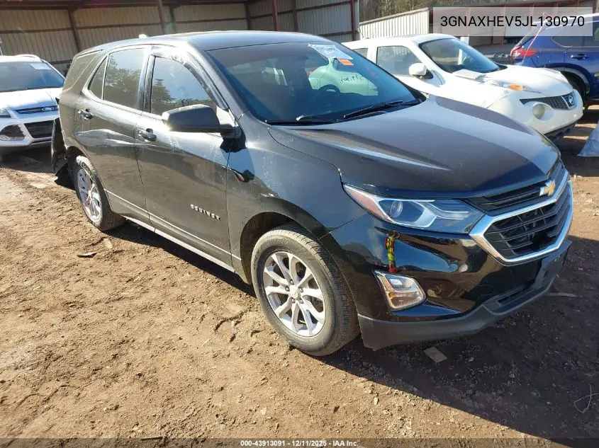 3GNAXHEV5JL130970 2018 Chevrolet Equinox Ls