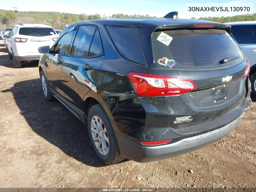3GNAXHEV5JL130970 2018 Chevrolet Equinox Ls