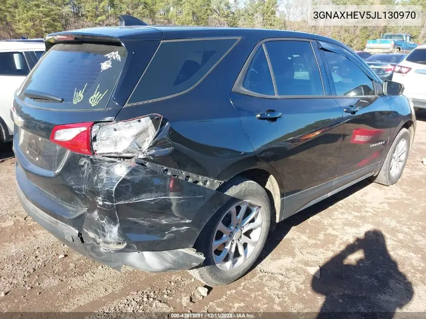 3GNAXHEV5JL130970 2018 Chevrolet Equinox Ls