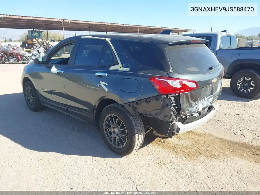 3GNAXHEV9JS588470 2018 Chevrolet Equinox Ls