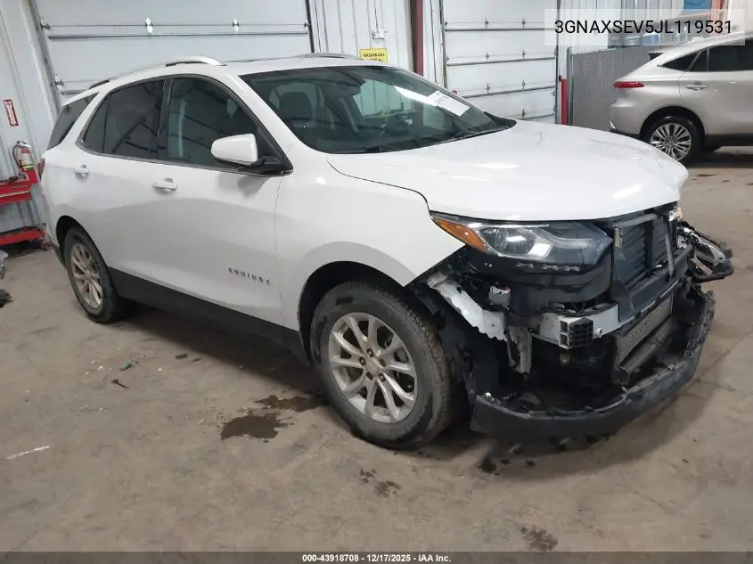 3GNAXSEV5JL119531 2018 Chevrolet Equinox Lt