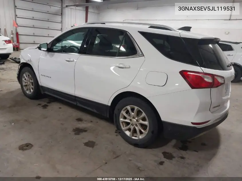 3GNAXSEV5JL119531 2018 Chevrolet Equinox Lt