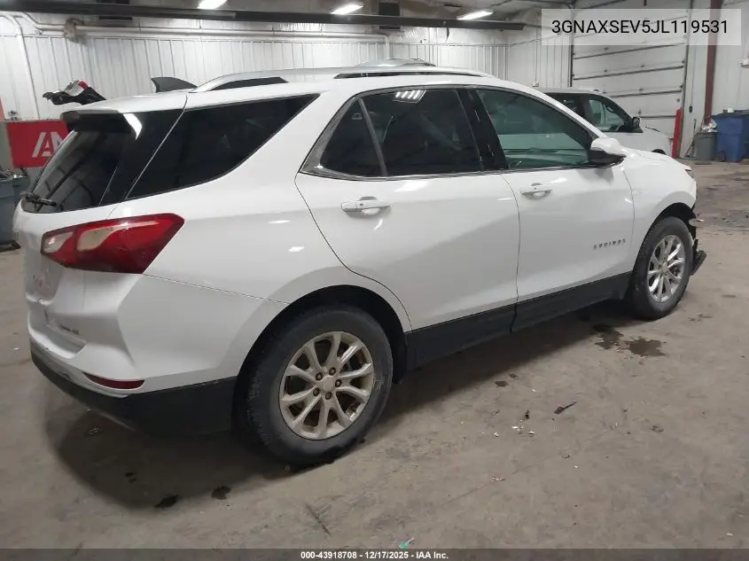 3GNAXSEV5JL119531 2018 Chevrolet Equinox Lt