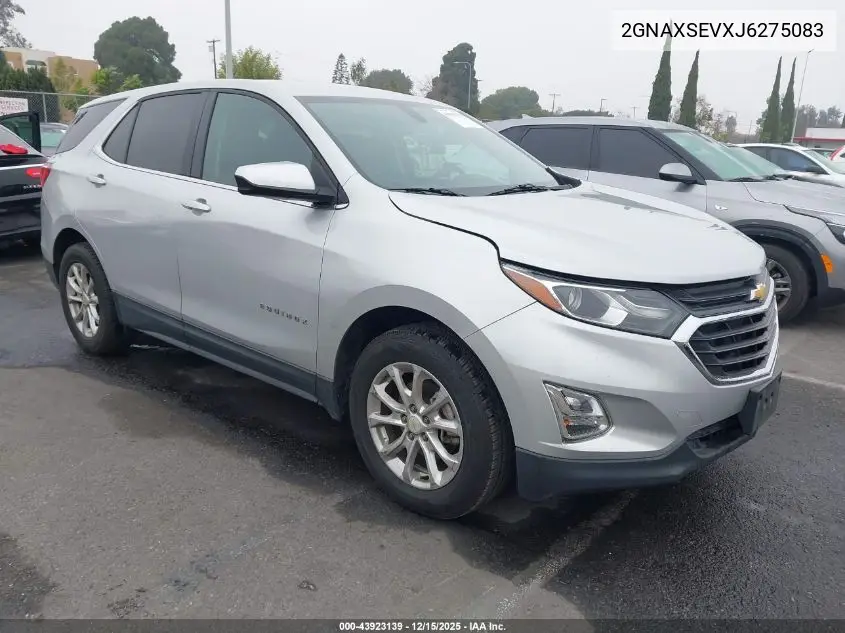 2GNAXSEVXJ6275083 2018 Chevrolet Equinox Lt