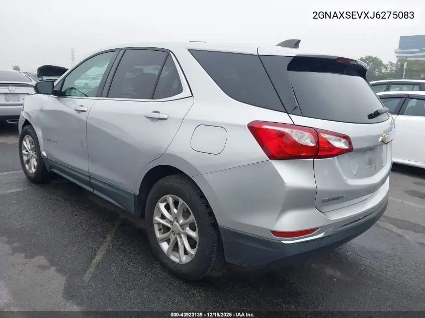2GNAXSEVXJ6275083 2018 Chevrolet Equinox Lt