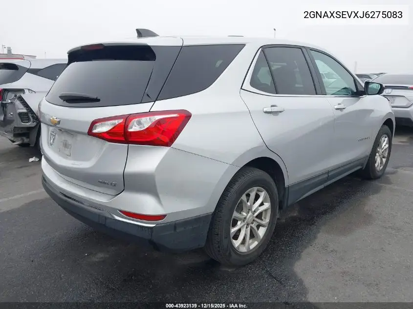 2GNAXSEVXJ6275083 2018 Chevrolet Equinox Lt