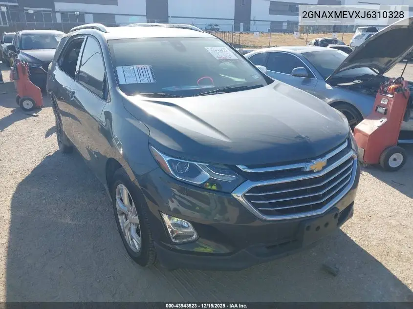 2GNAXMEVXJ6310328 2018 Chevrolet Equinox Premier