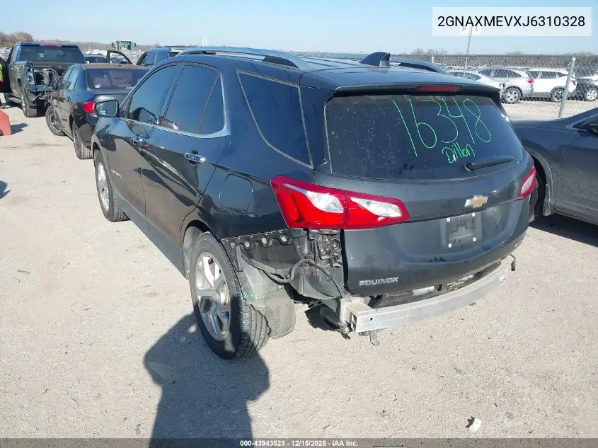 2GNAXMEVXJ6310328 2018 Chevrolet Equinox Premier
