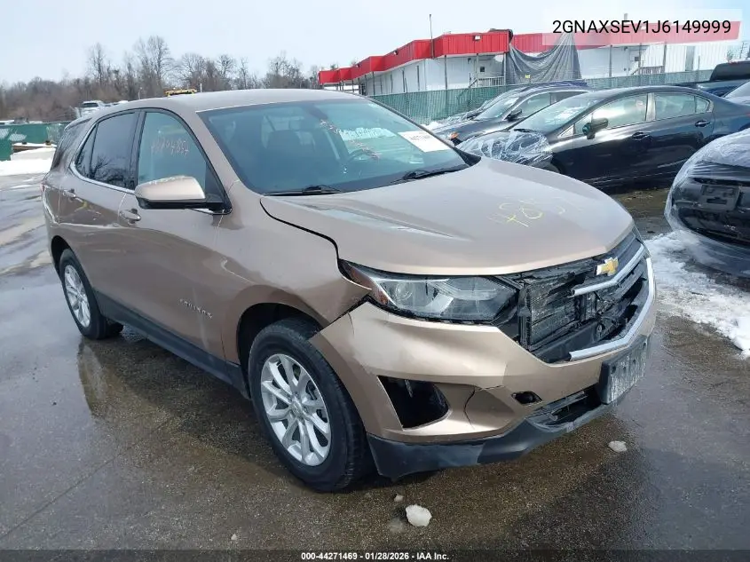 2GNAXSEV1J6149999 2018 Chevrolet Equinox Lt