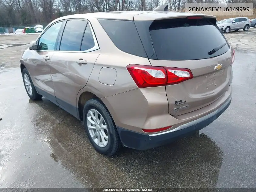 2GNAXSEV1J6149999 2018 Chevrolet Equinox Lt