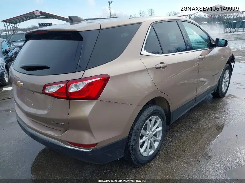 2GNAXSEV1J6149999 2018 Chevrolet Equinox Lt