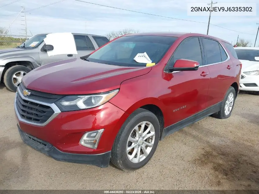 2GNAXJEV9J6335302 2018 Chevrolet Equinox Lt