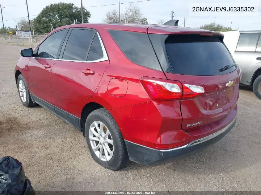 2GNAXJEV9J6335302 2018 Chevrolet Equinox Lt