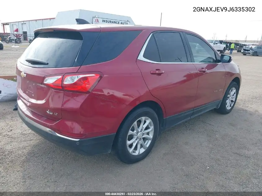 2GNAXJEV9J6335302 2018 Chevrolet Equinox Lt
