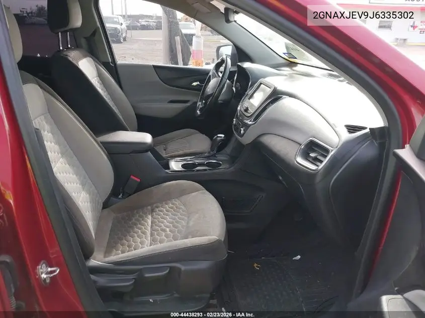 2GNAXJEV9J6335302 2018 Chevrolet Equinox Lt