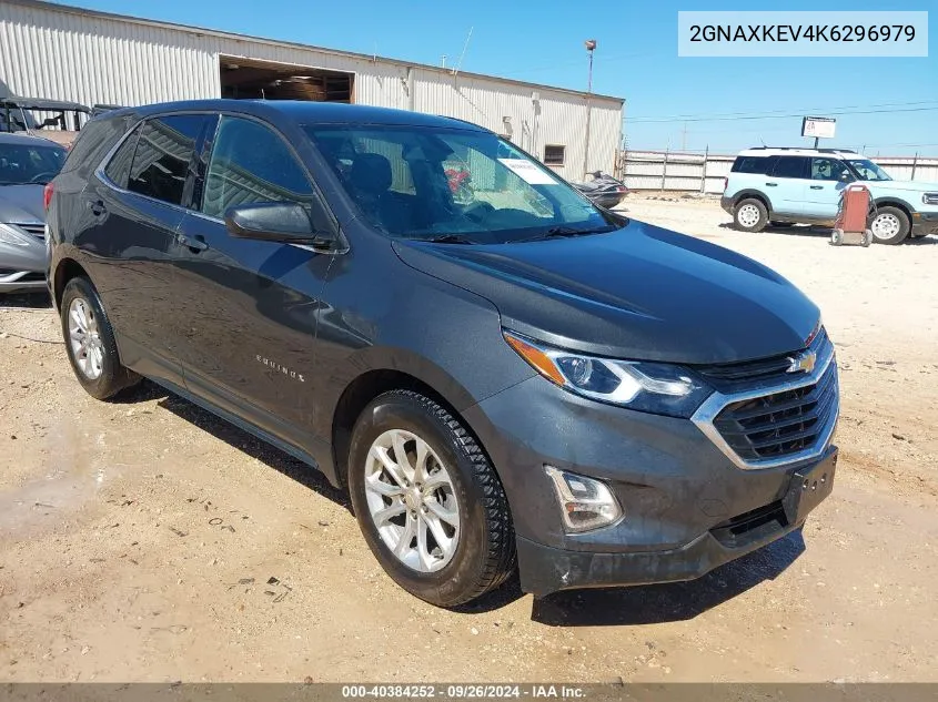 2019 Chevrolet Equinox Lt VIN: 2GNAXKEV4K6296979 Lot: 40384252