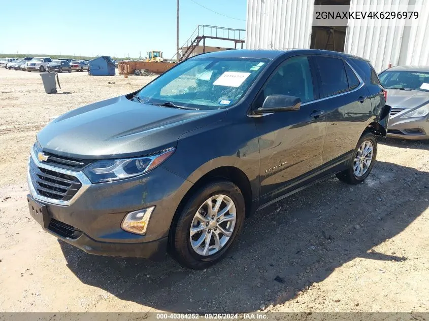 2019 Chevrolet Equinox Lt VIN: 2GNAXKEV4K6296979 Lot: 40384252