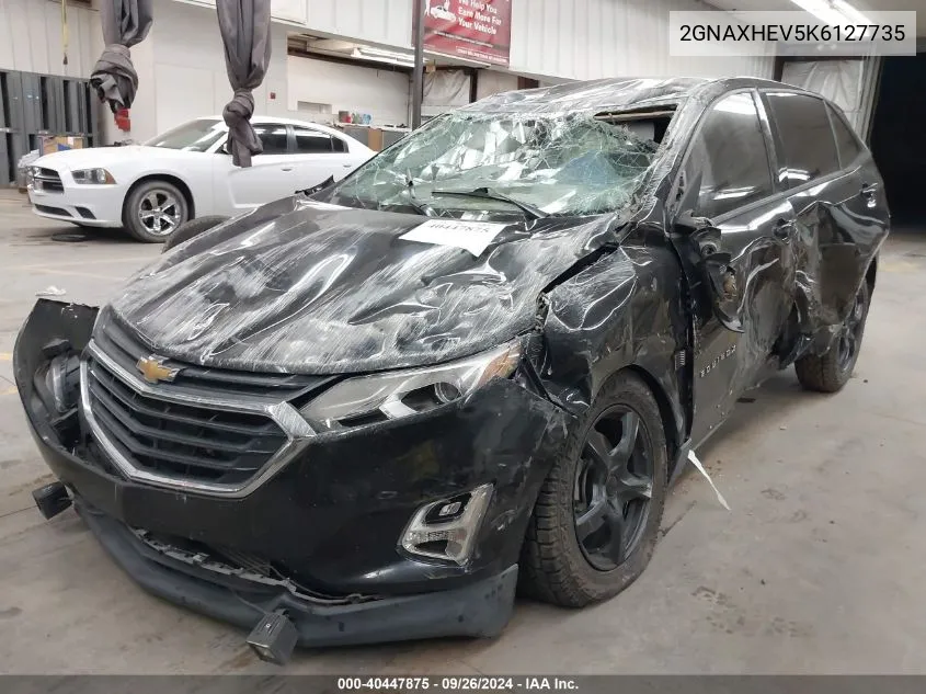 2019 Chevrolet Equinox Ls VIN: 2GNAXHEV5K6127735 Lot: 40447875