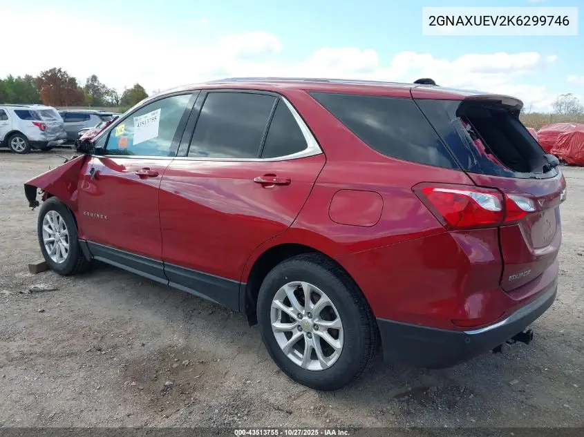 2GNAXUEV2K6299746 2019 Chevrolet Equinox Lt