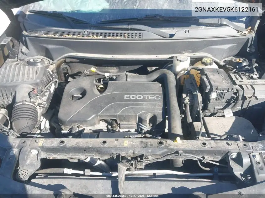 2GNAXKEV5K6122161 2019 Chevrolet Equinox Lt