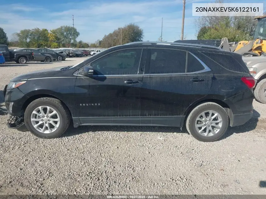 2GNAXKEV5K6122161 2019 Chevrolet Equinox Lt