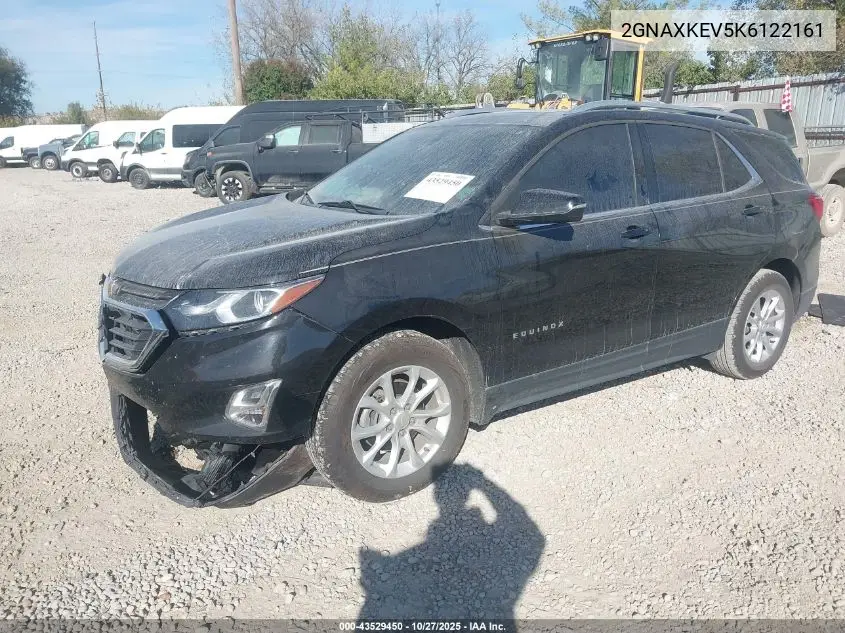 2GNAXKEV5K6122161 2019 Chevrolet Equinox Lt