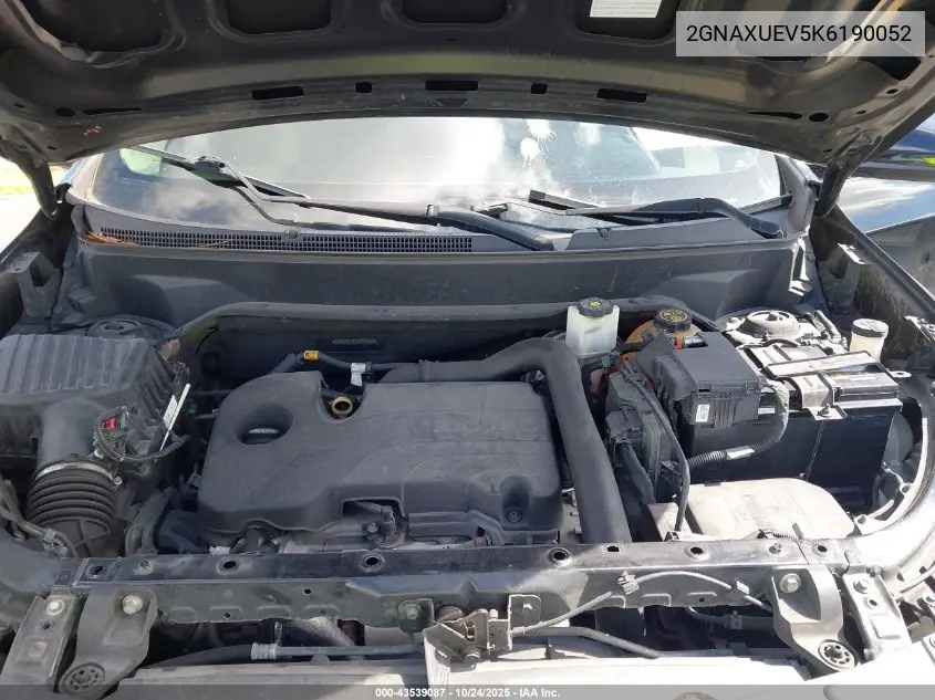 2GNAXUEV5K6190052 2019 Chevrolet Equinox Lt
