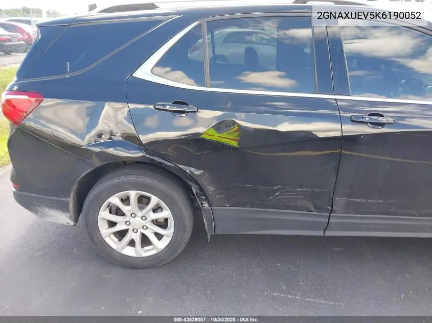 2GNAXUEV5K6190052 2019 Chevrolet Equinox Lt