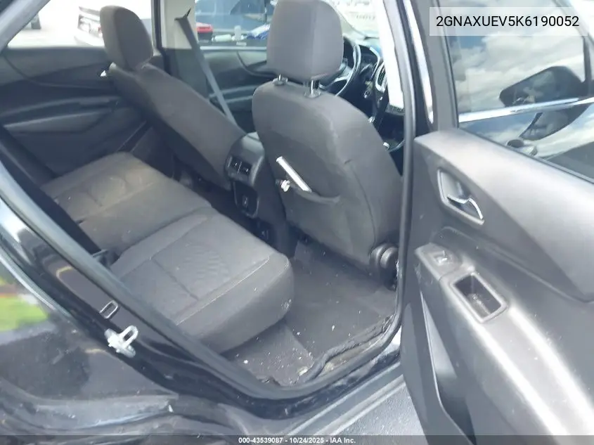 2GNAXUEV5K6190052 2019 Chevrolet Equinox Lt