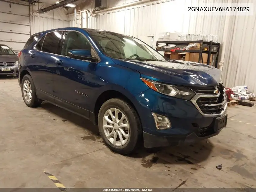 2GNAXUEV6K6174829 2019 Chevrolet Equinox Lt