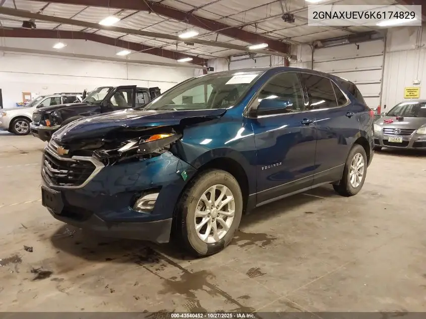 2GNAXUEV6K6174829 2019 Chevrolet Equinox Lt