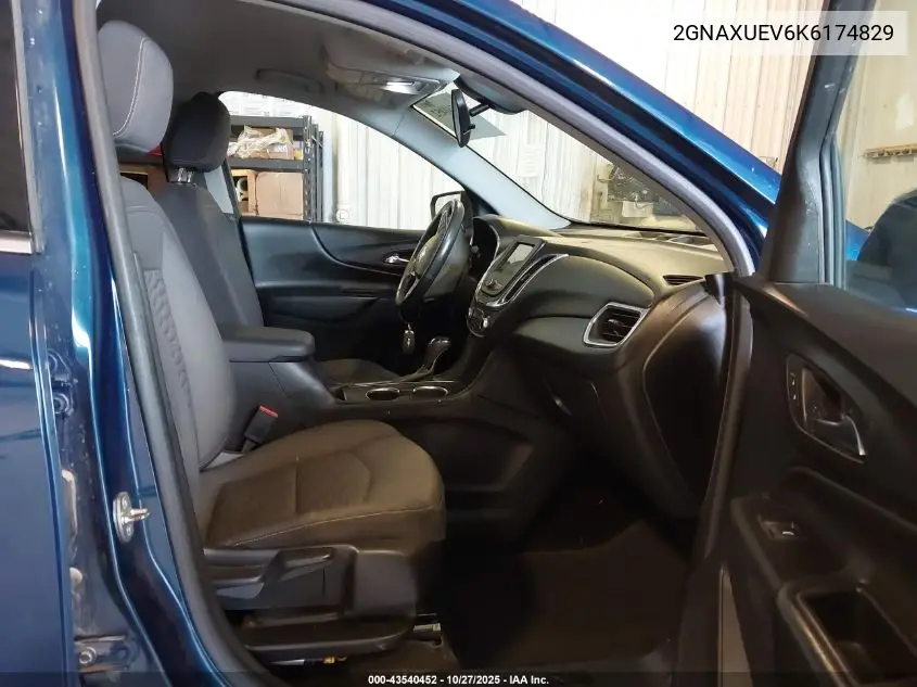 2GNAXUEV6K6174829 2019 Chevrolet Equinox Lt
