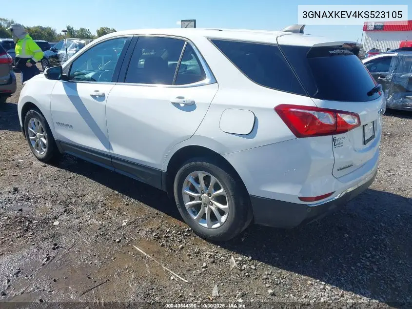 3GNAXKEV4KS523105 2019 Chevrolet Equinox Lt