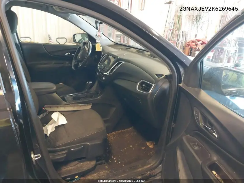 2GNAXJEV2K6269645 2019 Chevrolet Equinox Lt