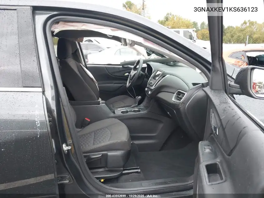 3GNAXKEV1KS636123 2019 Chevrolet Equinox Lt
