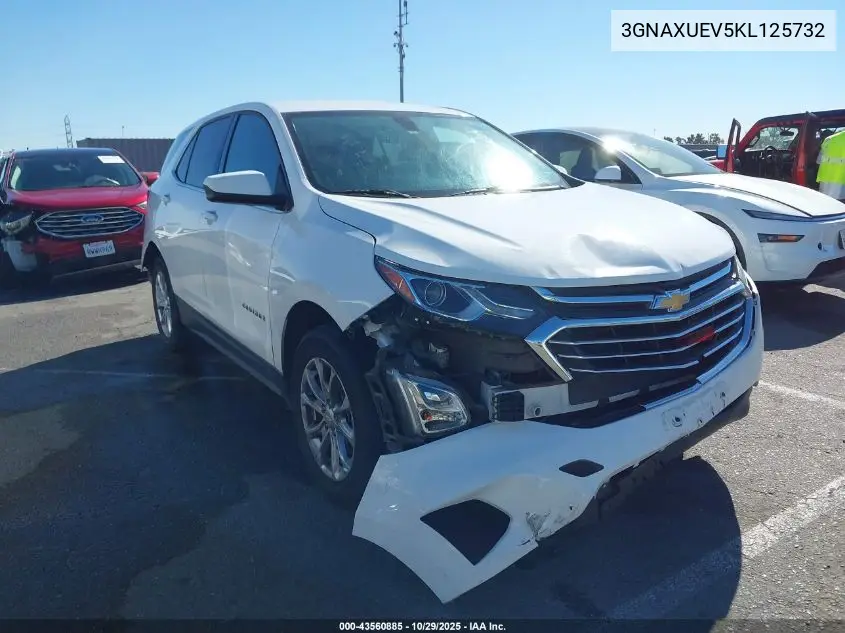3GNAXUEV5KL125732 2019 Chevrolet Equinox Lt