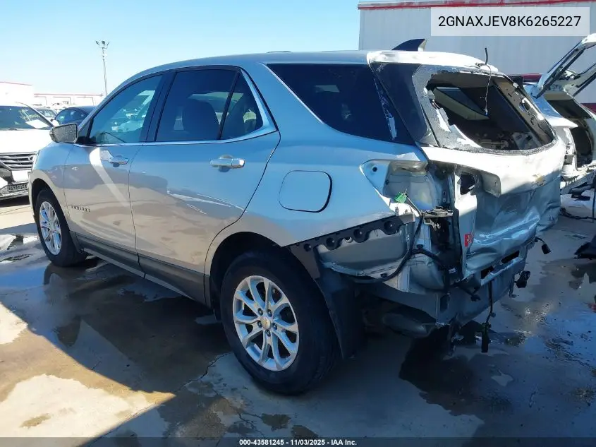2GNAXJEV8K6265227 2019 Chevrolet Equinox Lt