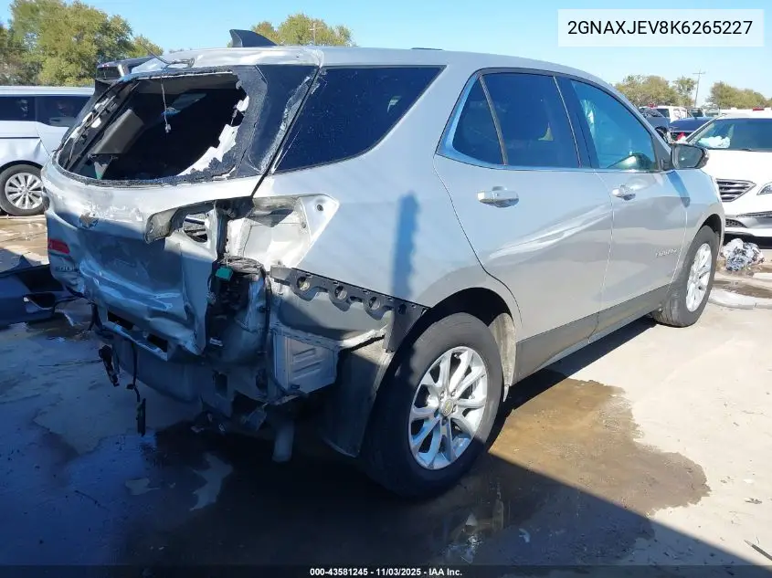 2GNAXJEV8K6265227 2019 Chevrolet Equinox Lt
