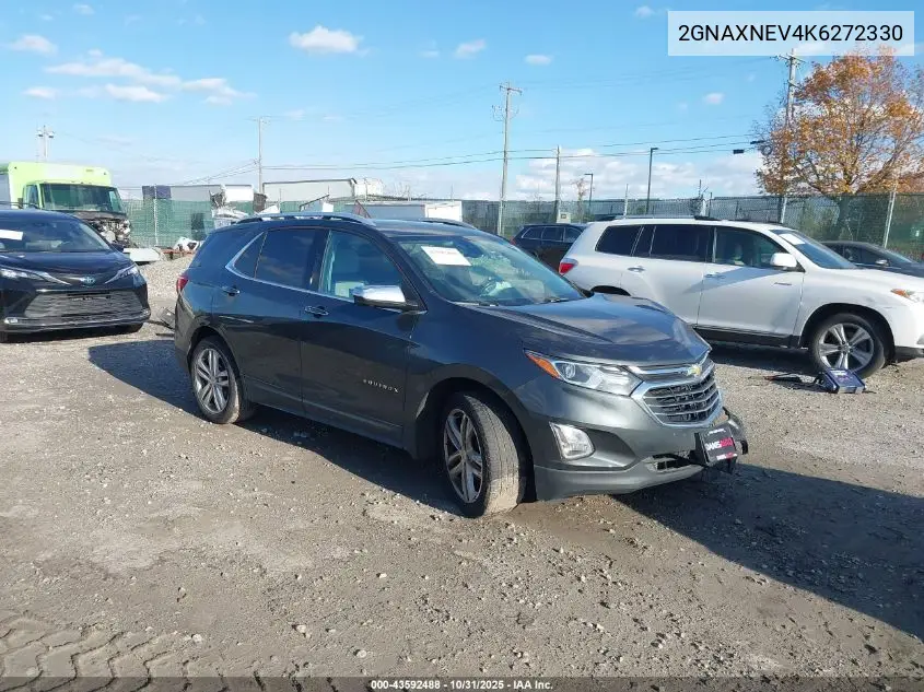 2GNAXNEV4K6272330 2019 Chevrolet Equinox Premier