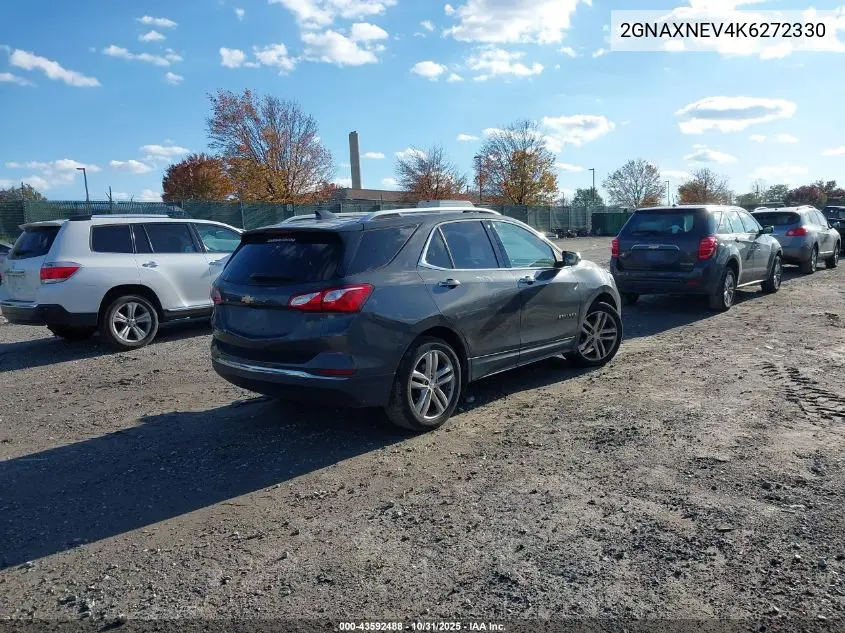 2GNAXNEV4K6272330 2019 Chevrolet Equinox Premier