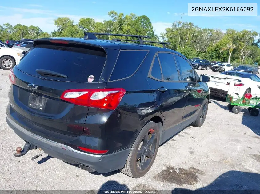 2GNAXLEX2K6166092 2019 Chevrolet Equinox Lt