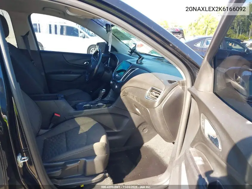 2GNAXLEX2K6166092 2019 Chevrolet Equinox Lt