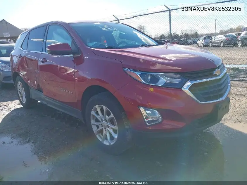 3GNAXUEV8KS532305 2019 Chevrolet Equinox Lt