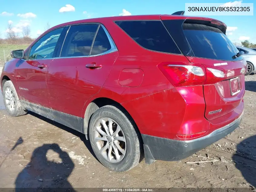3GNAXUEV8KS532305 2019 Chevrolet Equinox Lt