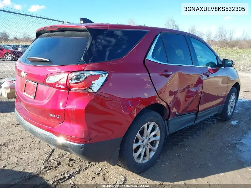 3GNAXUEV8KS532305 2019 Chevrolet Equinox Lt