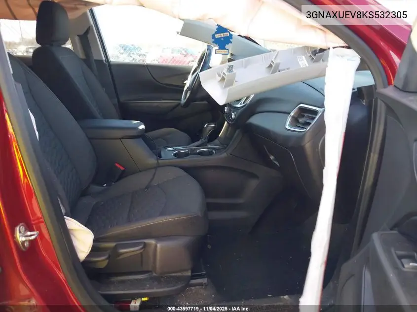 3GNAXUEV8KS532305 2019 Chevrolet Equinox Lt